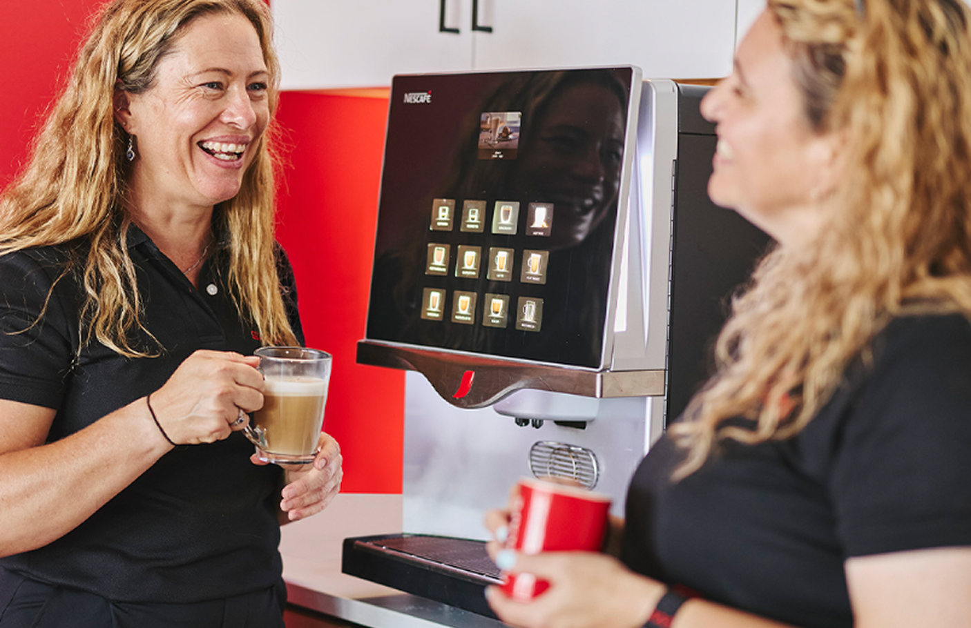 Nescafé coffee that keeps fast workplaces moving